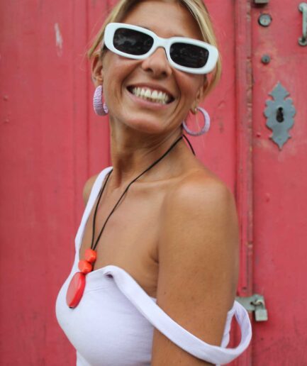 crop top lilás